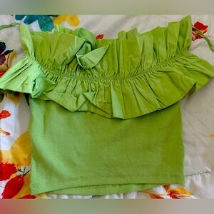 cute zara strapless top